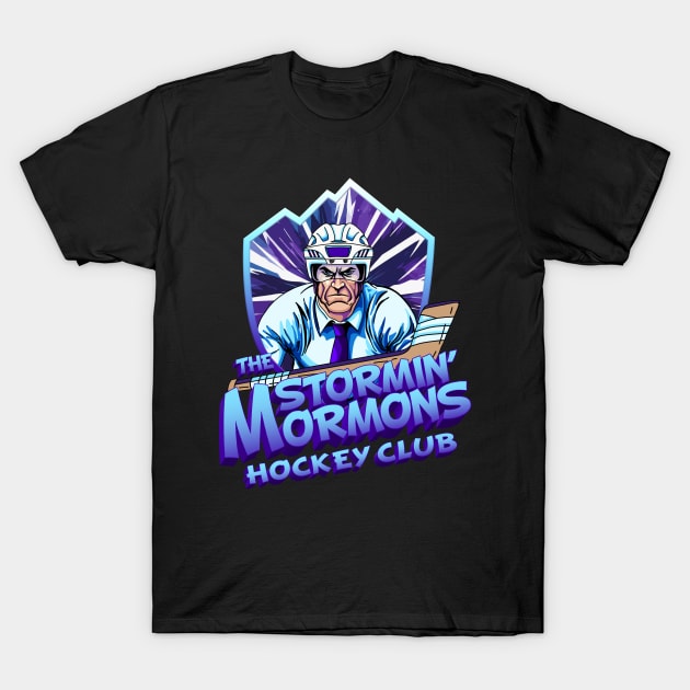 The Stomin' Mormons Hockey Club T-Shirt by The Periodic Table Dancer 